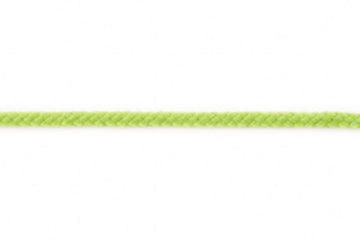 Baumwollkordel, Doppelgewebe, 5 mm, limette, 0,5 m
